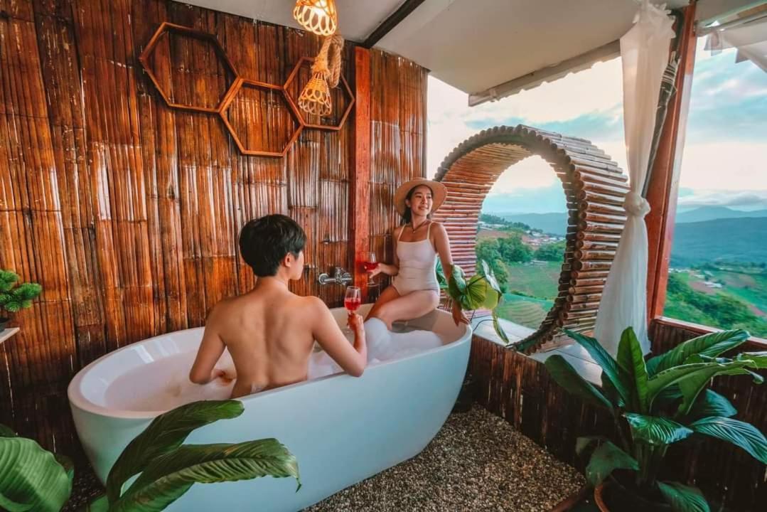 ไร่ดอยช้าง ม่อนเเจ่ม Hotel Mon Jam Exterior foto